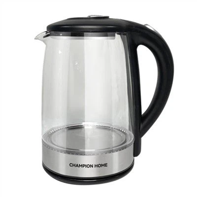 LED লাইট সহ কাচের কেটল