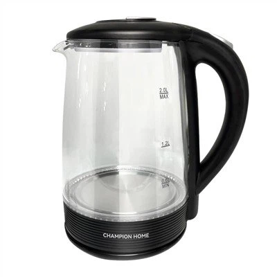 গ্লাস জল ফুটন্ত কেটলি