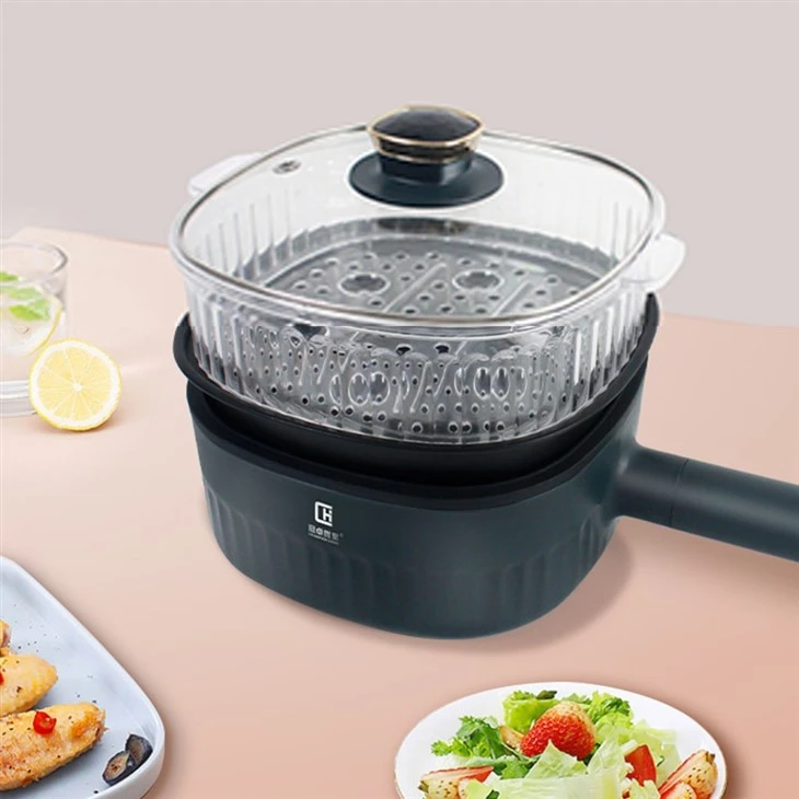 3L Electric Skillet With Steamer
